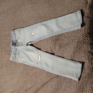 Girls Cat & Jacket Like New  5T skinny jeans with holes